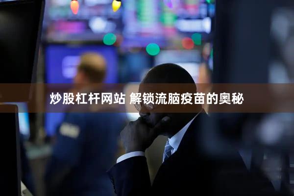 炒股杠杆网站 解锁流脑疫苗的奥秘